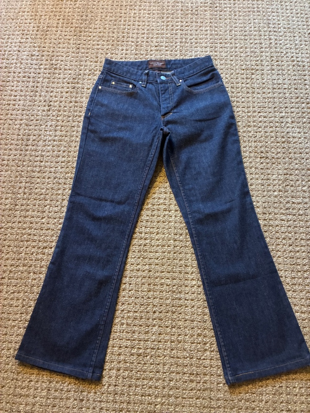 Banana Republic Women's Dark Blue Flare Jeans